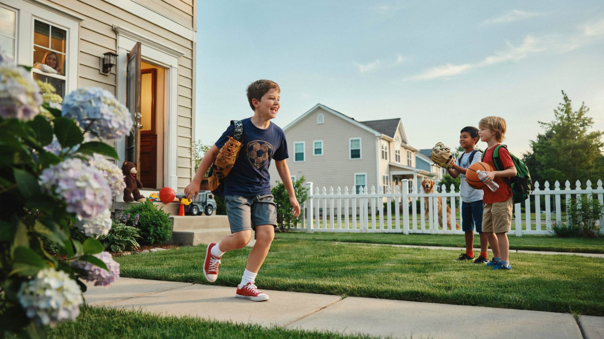 Child spending more time with friends and hobbies than toys.