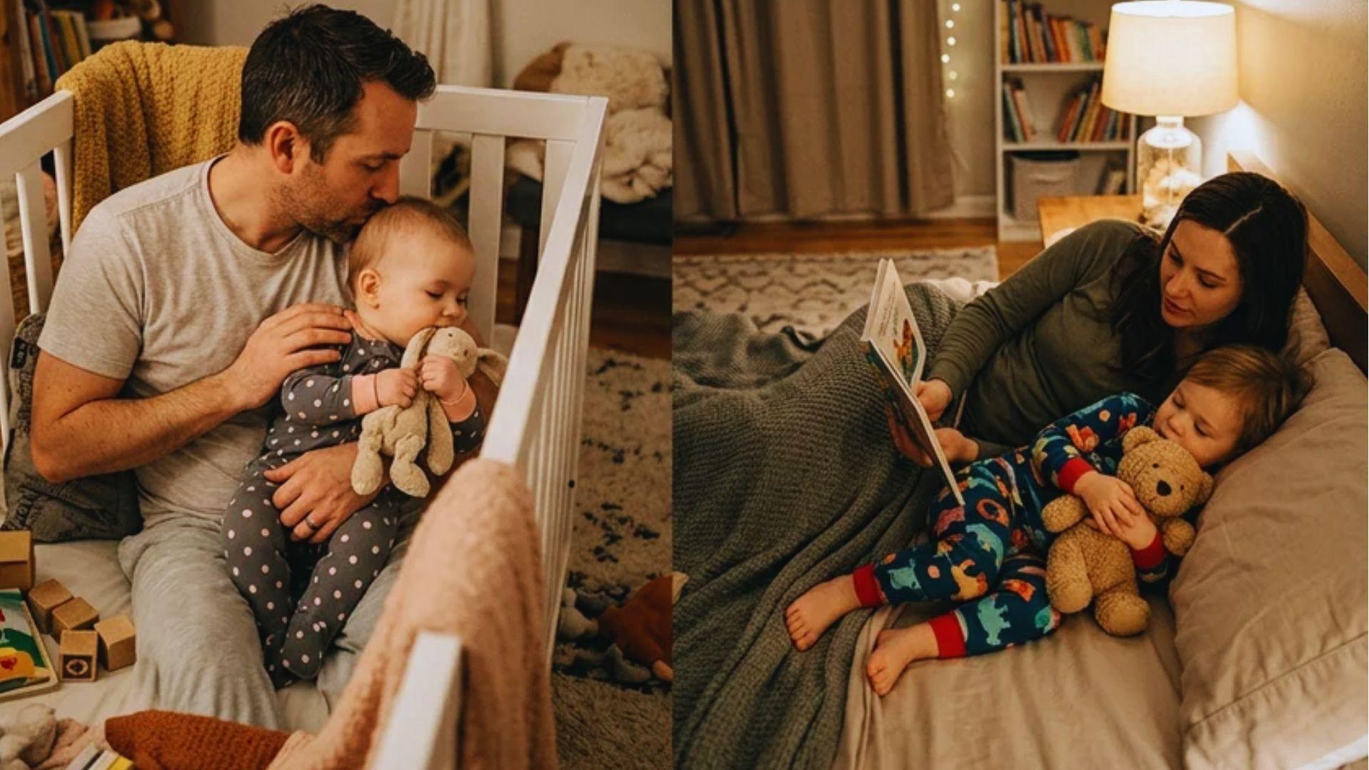 Parents introducing comfort loveys at different baby ages safely.
